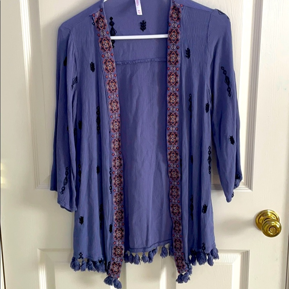 Purple Cardigan